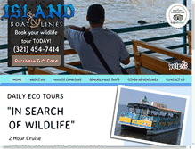 Tablet Screenshot of islandboatlines.com